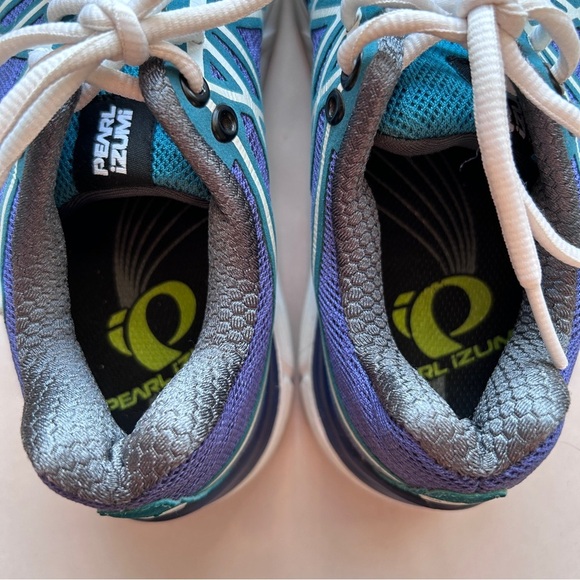 Pearl Izumi EM Road M3 Running Shoes Sneakers Purple Green Womens Size 6 Mesh - Picture 7 of 10